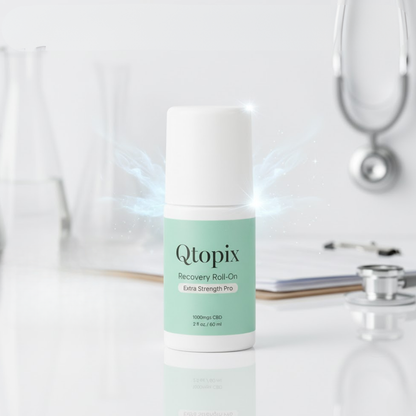 QTopix New Recovery Roll-On (CBD + CBG) 2oz